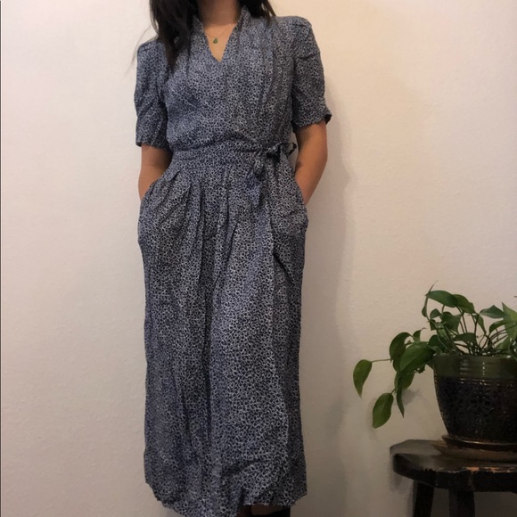 Pattern Wrap Dress - Picture 3 of 3